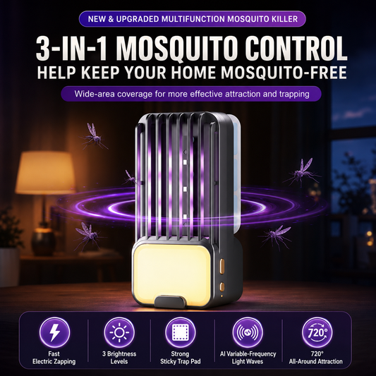 3-in-1 Electric Mosquito Killer Lamp