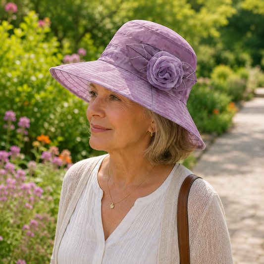 Womenโs Ice-Silk Wide Brim Sun Hat ๐ธ
