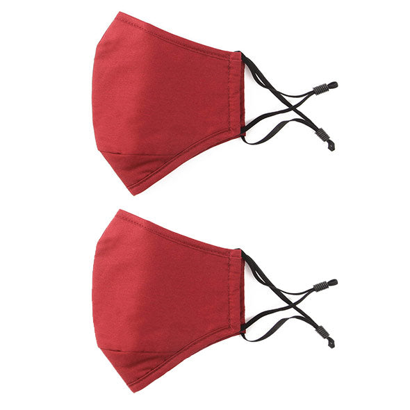 Nose Wire Pollution Mask / Pack of 2 - Adult - 4 Activated Carbon Filters PM2.5  - Washable and Reusable