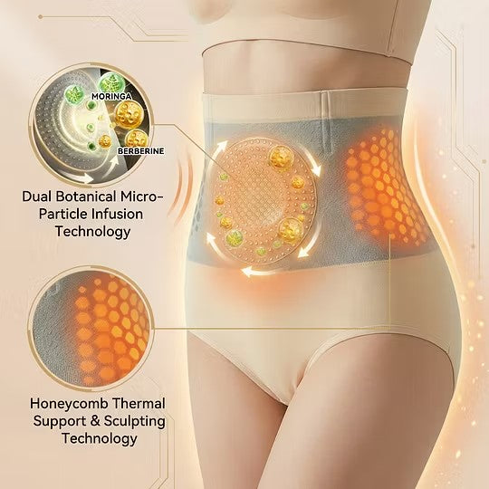 Moringa & Botanical 4-In-1 Thermo-Matrix Sculpting & Sweat-Enhancing Shorts