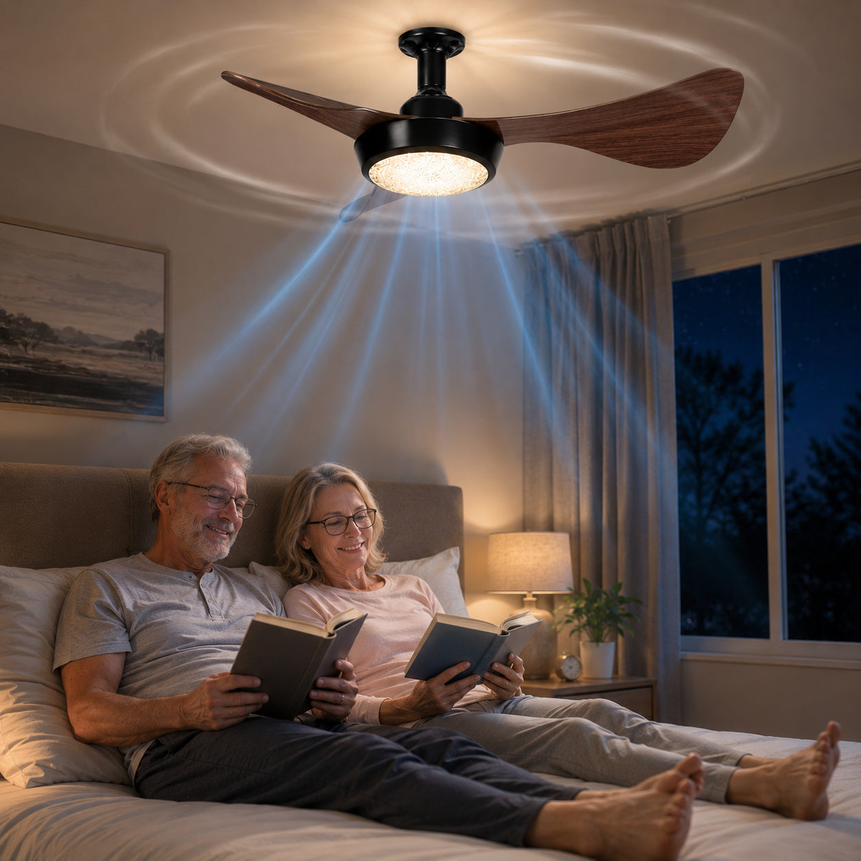 Socket Fan Light with Remote