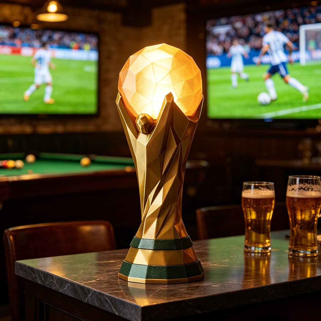 Champions-Trophäen Tischlampe