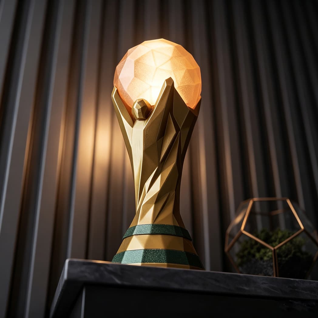 Champions-Trophäen Tischlampe