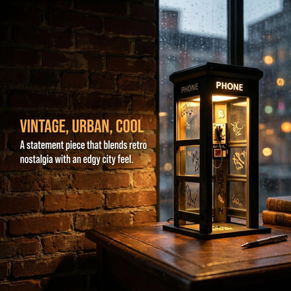 📞49% OFF ✨Vintage Phone Booth Ambient Lamp