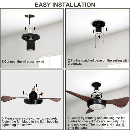 Socket Fan Light with Remote