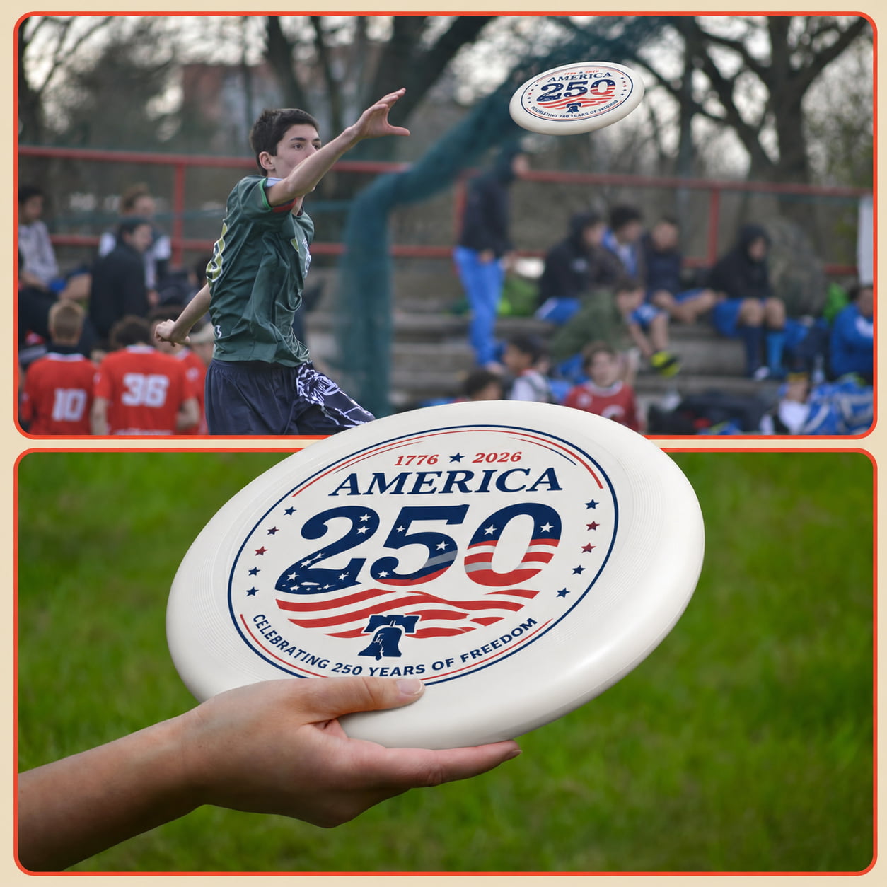 USA 250th Anniversary Commemorative Frisbee