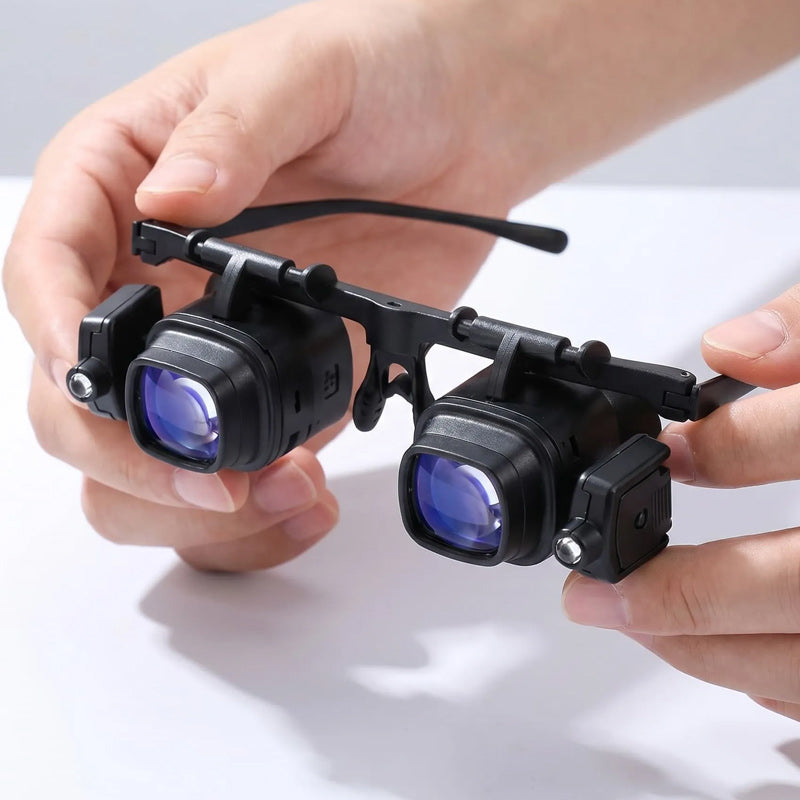 Zoom Glasses with Built‑in LED Lighting