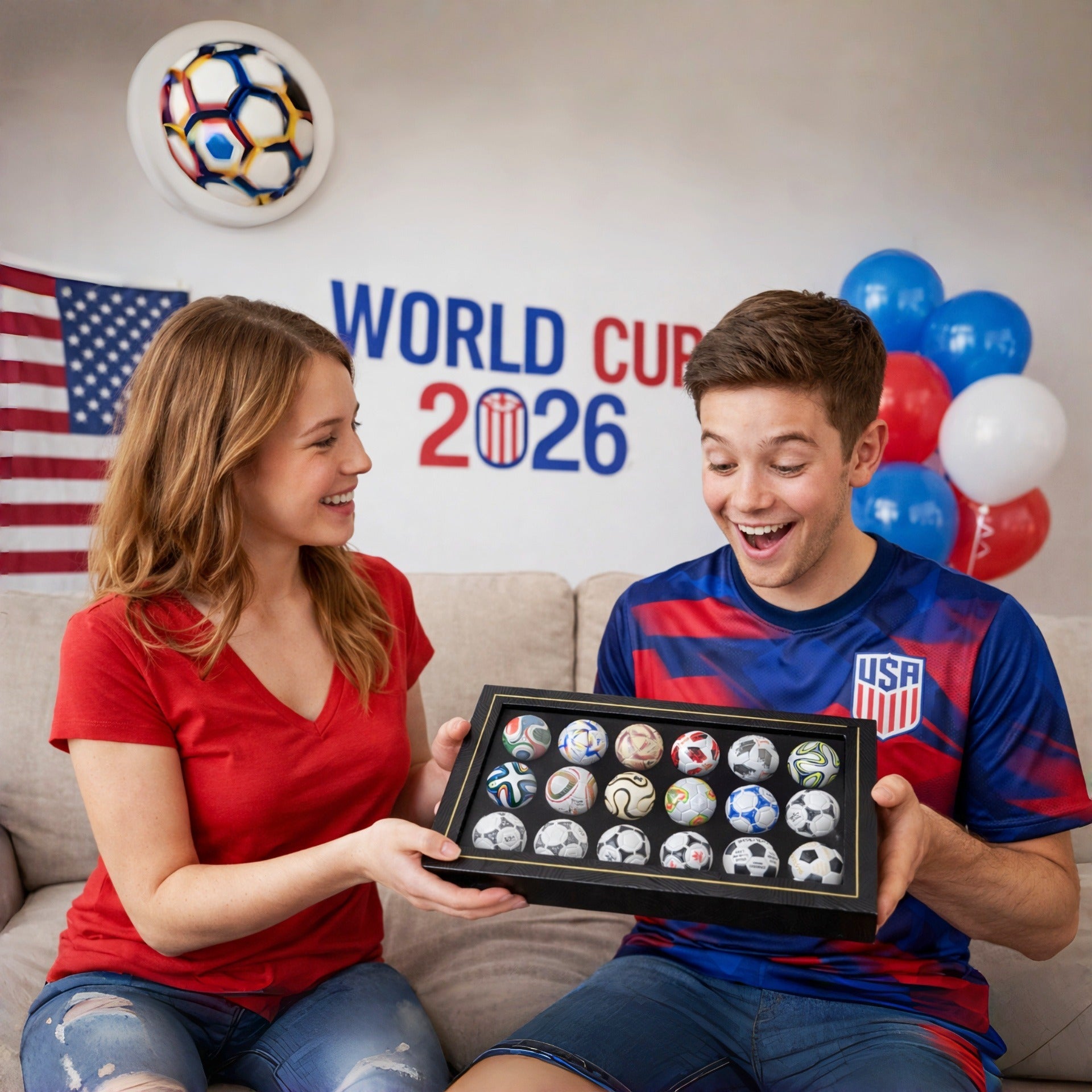 🔥🔥🔥2026 World Cup Sale – 🏆 Handcrafted Mini Soccer Ball Collection (1970–2026)