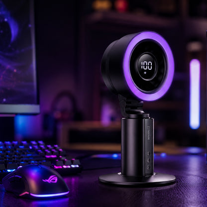 Silent High-Speed Digital Display Stepless Adjustable Air Circulator Fan