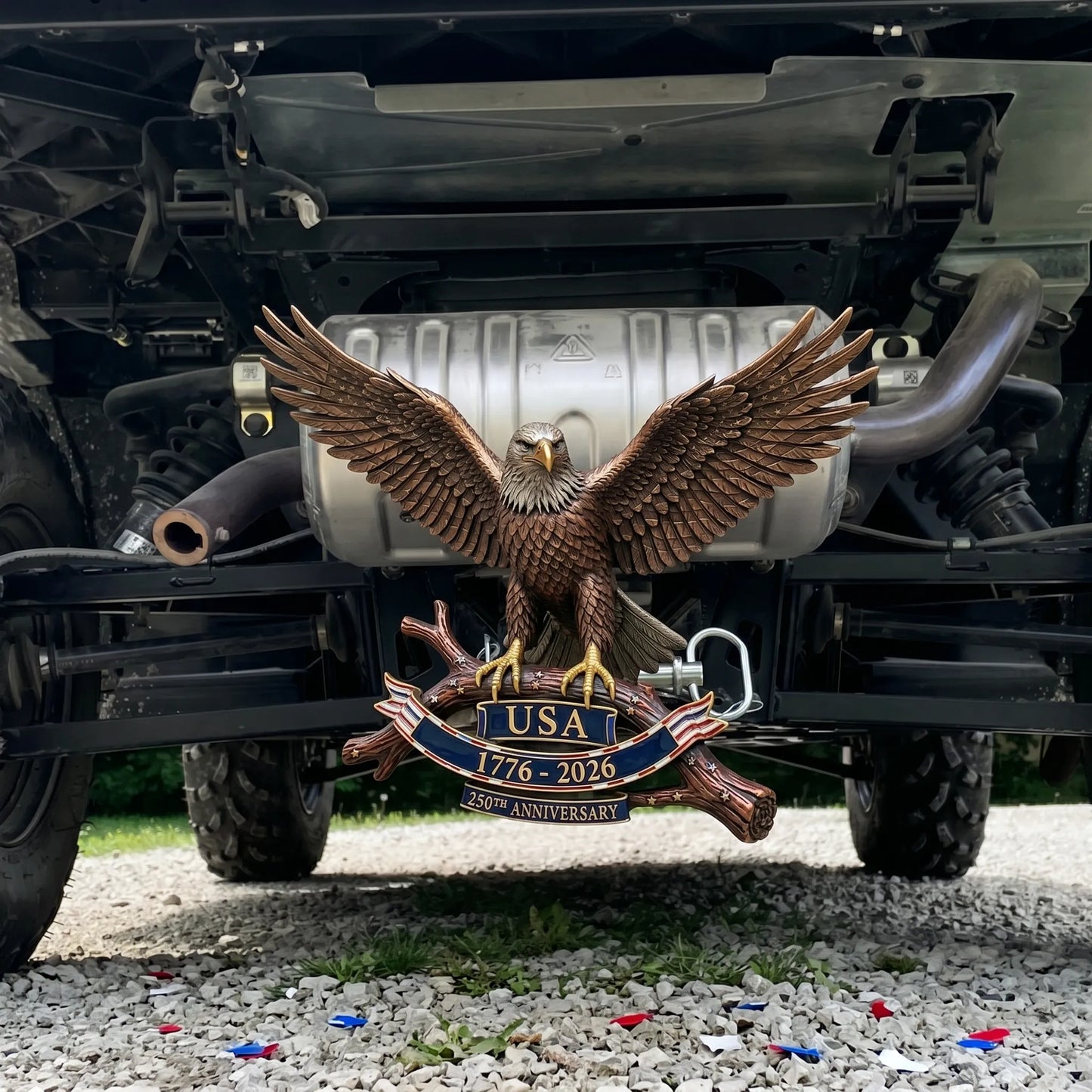 🦅 USA 250th Anniversary Eagle Trailer Hitch – A Legacy of Freedom on the Road