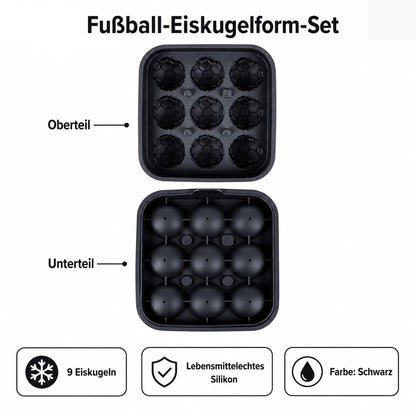 ❄️Fußball-Eiskugelform-Set
