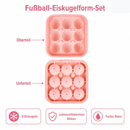 ❄️Fußball-Eiskugelform-Set