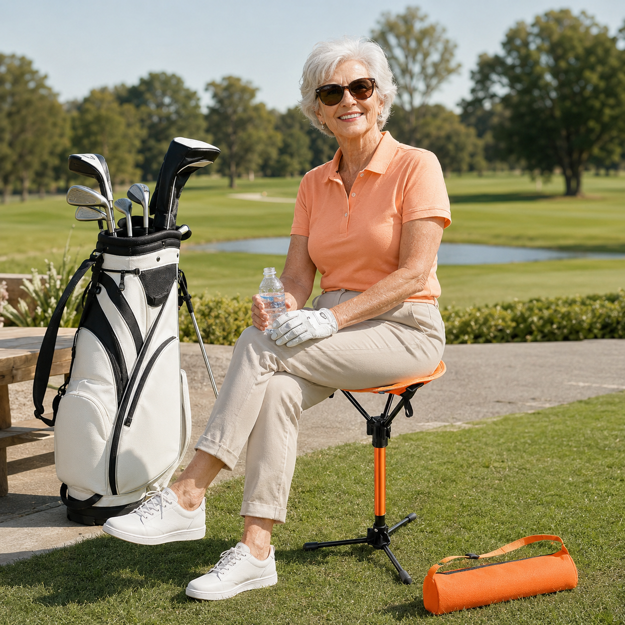 Portable Folding Tripod Stool – Lightweight Seat for Travel, Gardening & Outdoor Breaks