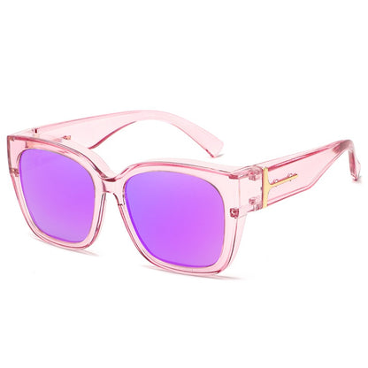 🕶️ Polarized Fit Over Sunglasses for Women – UV400 Protection Floral Frame Wear Over Prescription Glasses