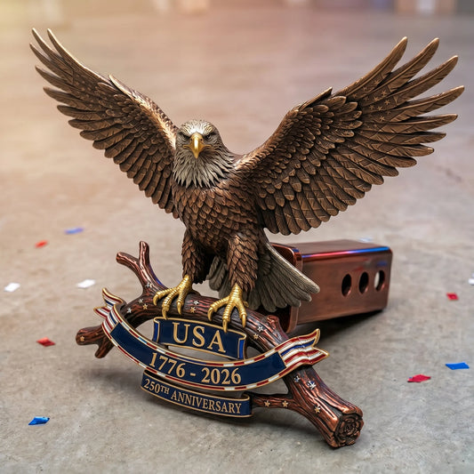 🦅 USA 250th Anniversary Eagle Trailer Hitch – A Legacy of Freedom on the Road