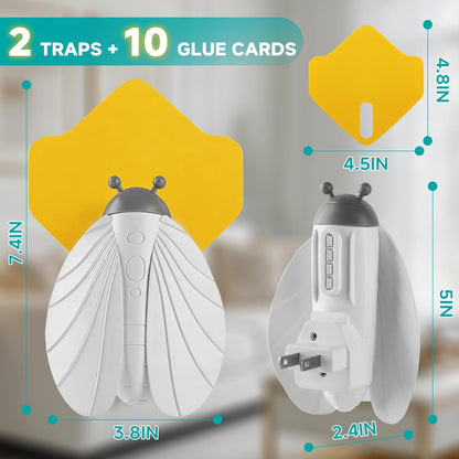 Silent and Safe Mosquito Killer and Fruit Fly Trap
