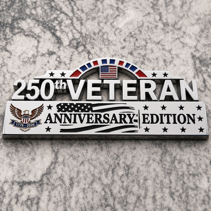 ★250th Anniversary Metal Flag Emblem★