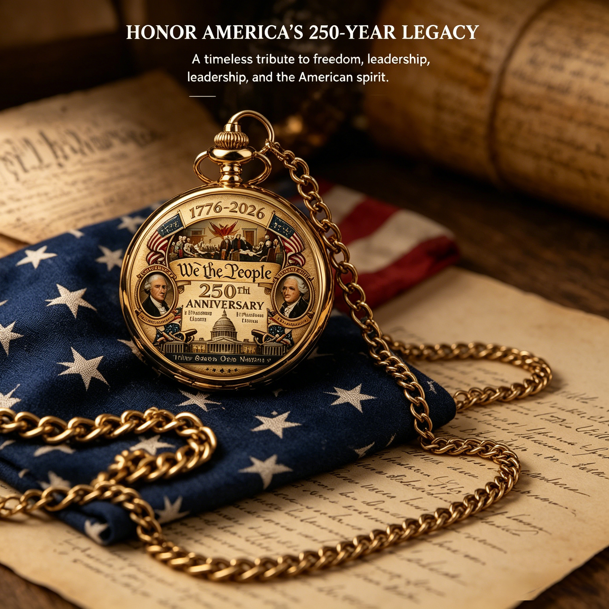 250th Anniversary of the U.S. Constitution Pocket Watch