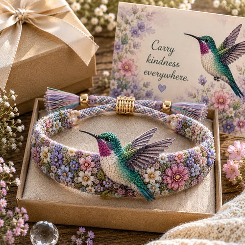 🔥Last Day 50% OFF 💙Handmade Bird Embroidered Bracelet Collection