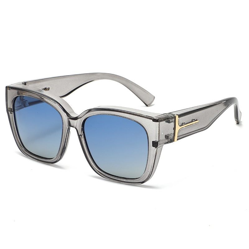 🕶️ Polarized Fit Over Sunglasses for Women – UV400 Protection Floral Frame Wear Over Prescription Glasses