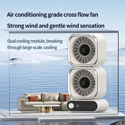 Zekear™ 360° Smart Desk Fan – Powerful Cooling in a Compact Design