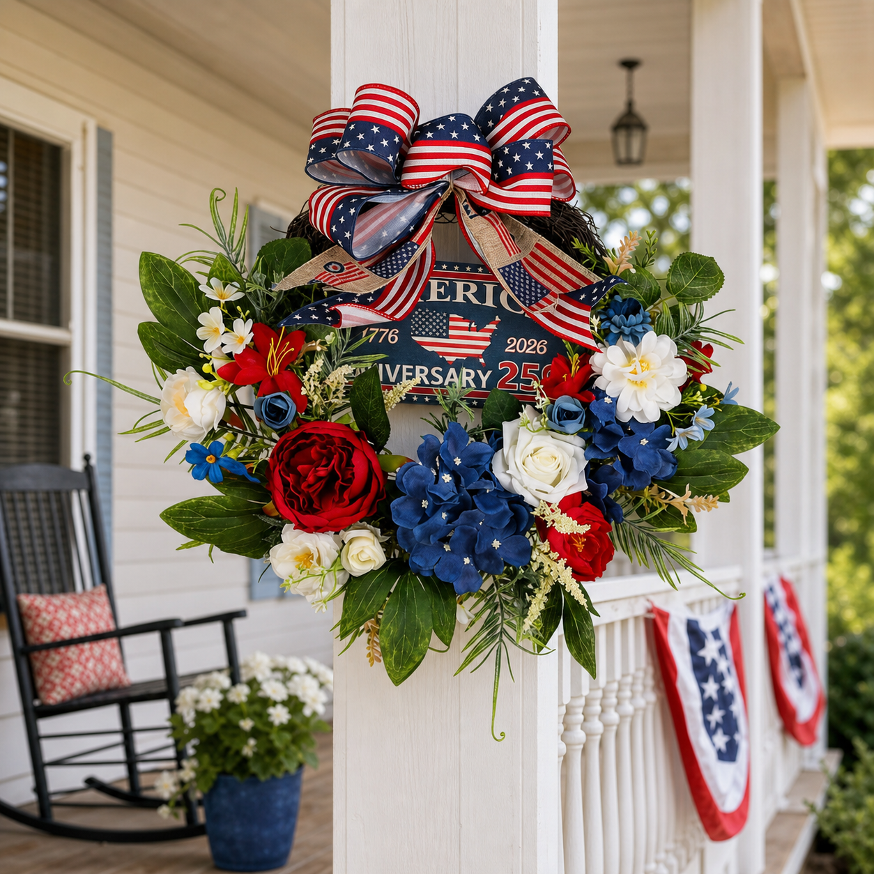 250th Anniversary Patriotic Wreath