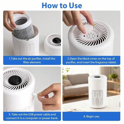🌬️ 50% OFF! 🔥 Compact home air purifier – 2026 bestseller – Quiet, energy-efficient, and perfect for allergy sufferers, dust, and pet hair 🏠