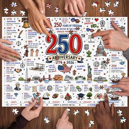 🧩 Patriotic America Jigsaw Puzzle 1000 Pieces 🎁