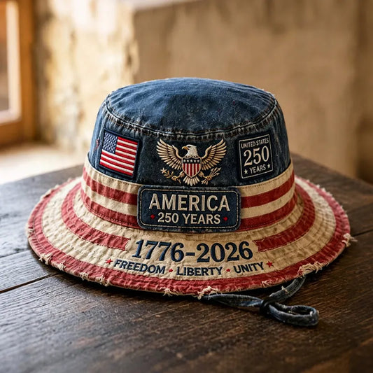 US 250th Anniversary Casual Bucket Hat