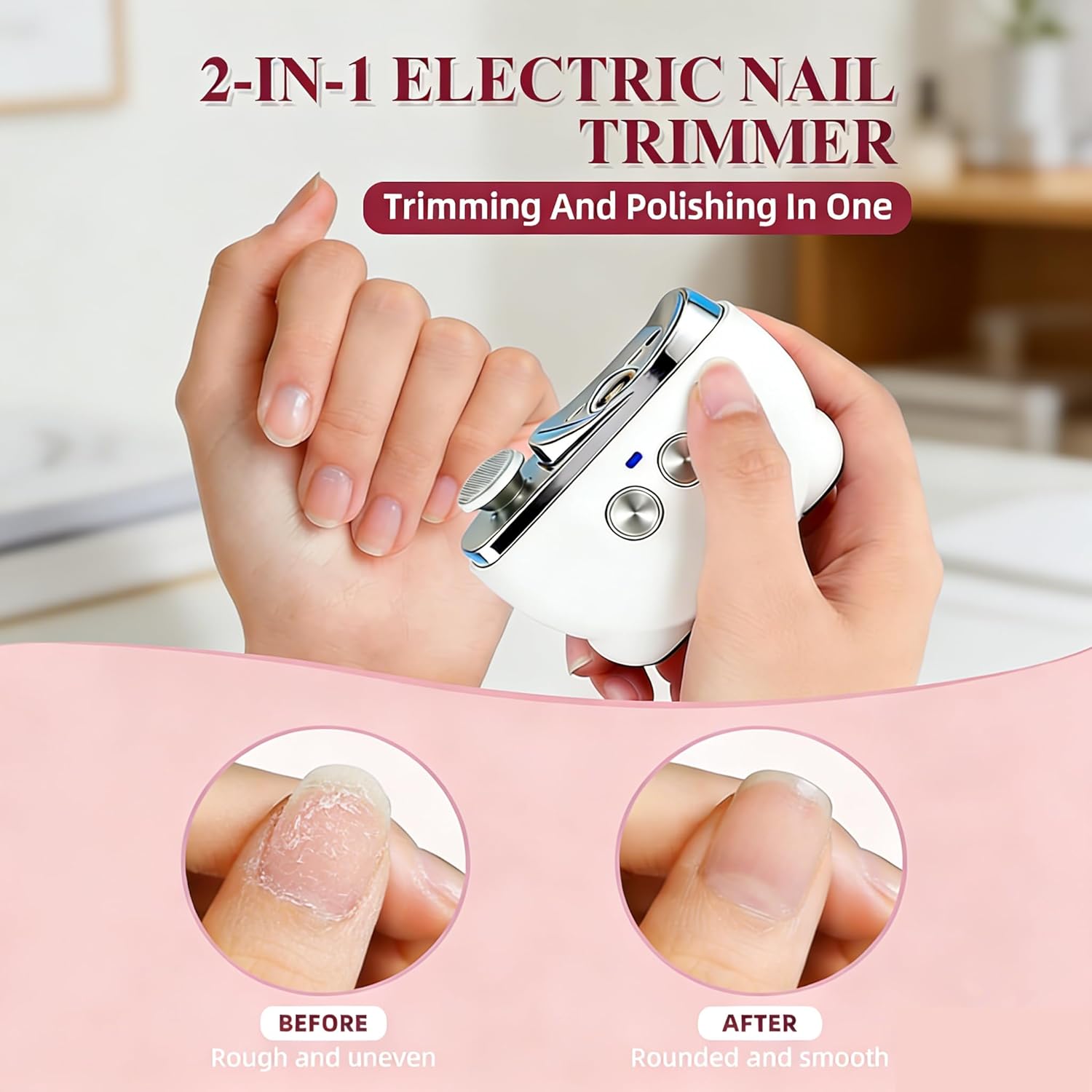 Electric Nail Clippers for Thick, Hard Toenails