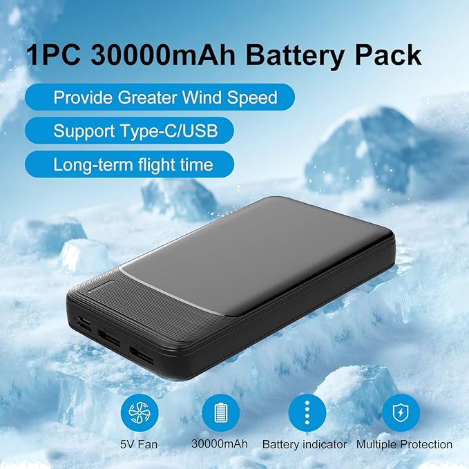 Cooling Vest for Men with Power Bank and Dual Fan Runtime Air Conditioned Workwear