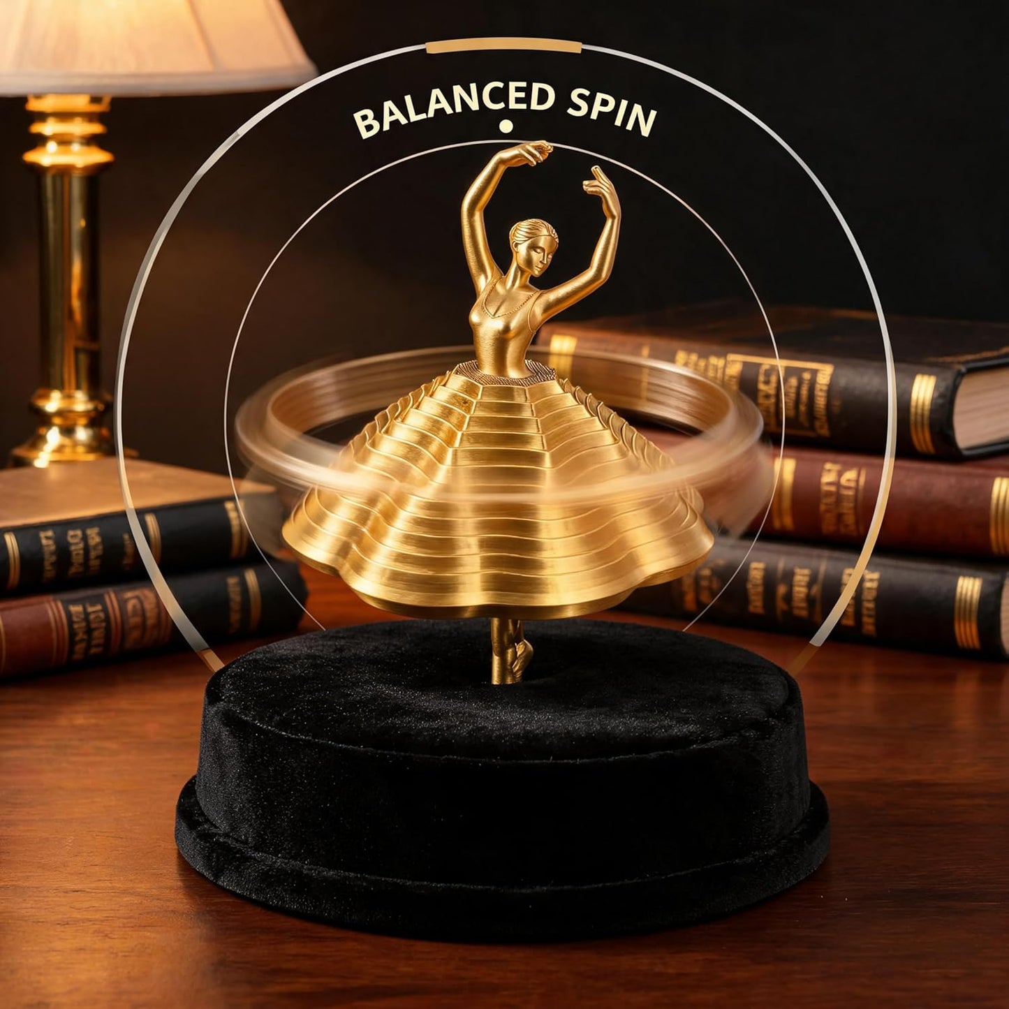 3D Printed Spinning Ballerina – Elegant Fidget Sculpture for Desk & Decor
