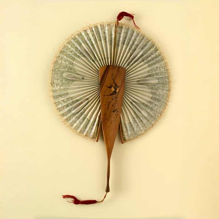 Antique Mirrored Mechanical Fan