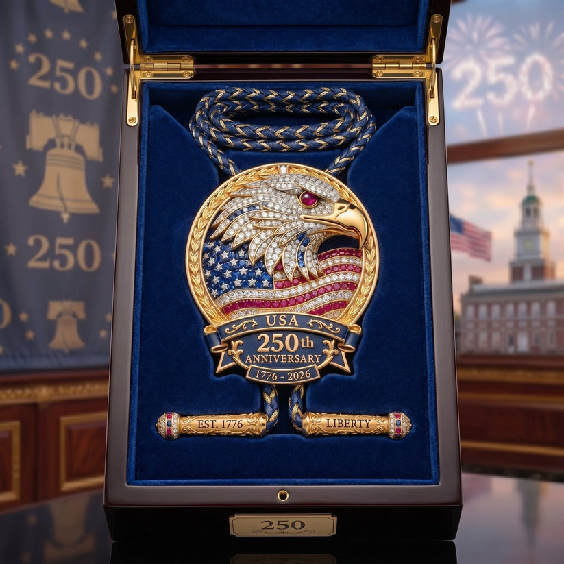 🦅 USA 250th Anniversary Eagle Bolo Tie