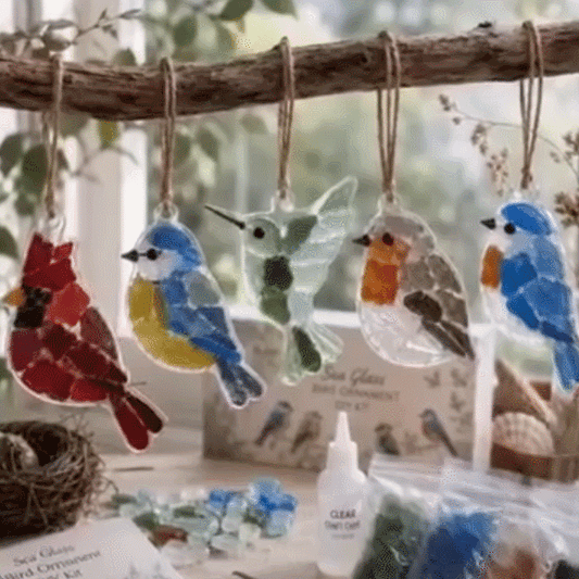 🌊 DIY Sun Catcher Sea Glass Collage Kit