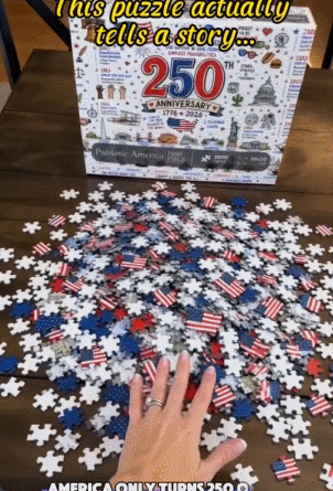 🧩 Patriotic America Jigsaw Puzzle 1000 Pieces 🎁