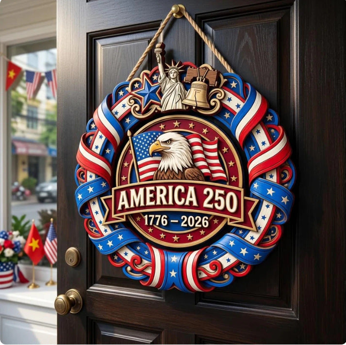 250th Anniversary Wooden Door Hanger Collection