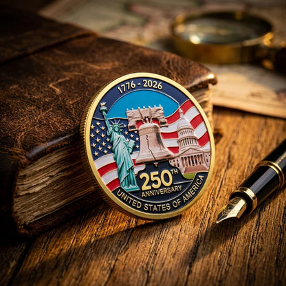 9PCS USA 250th Anniversary Commemorative Coin Gift Set