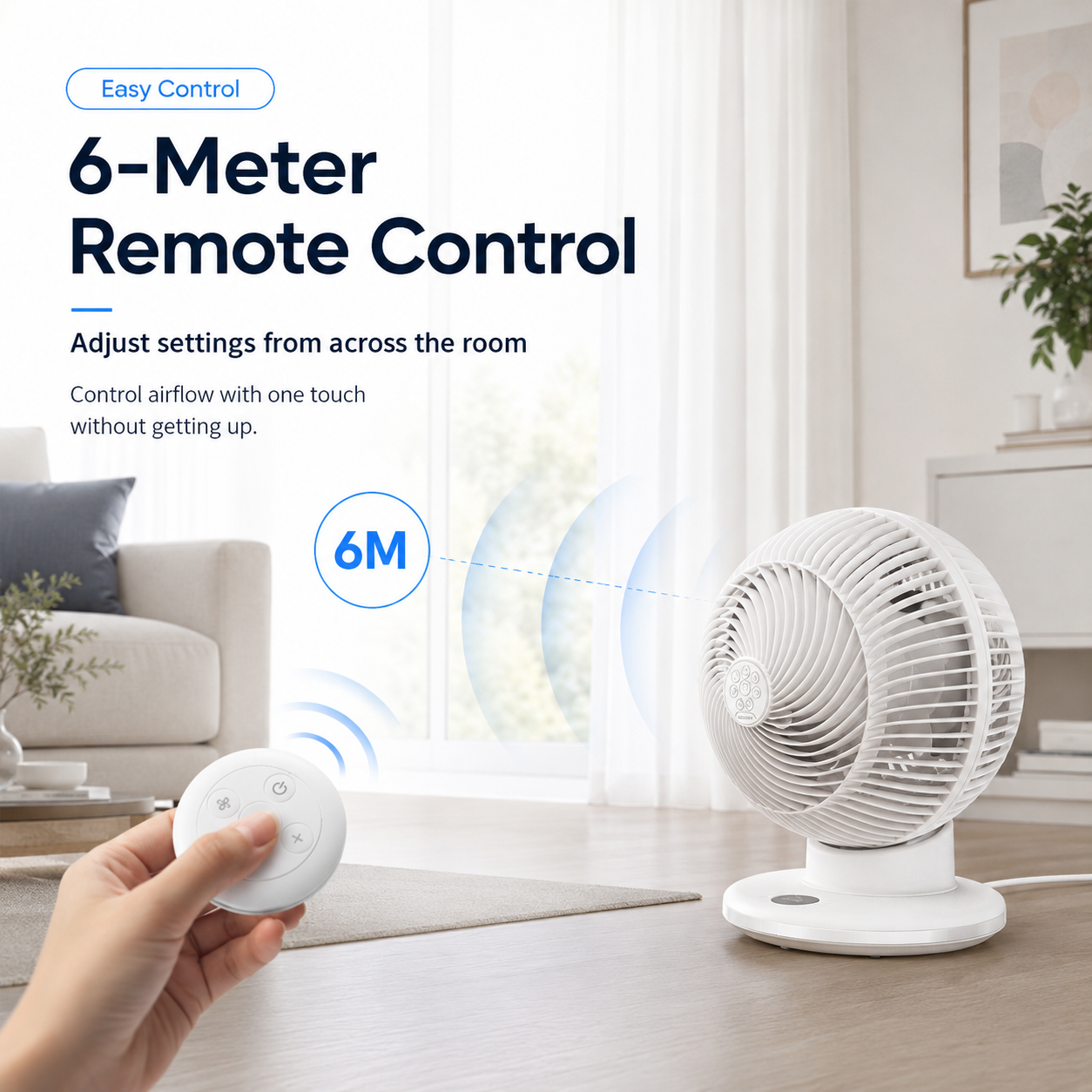 Quiet Air Circulation Fan for Better Room Comfort 🌬️