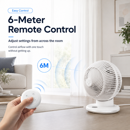 Quiet Air Circulation Fan for Better Room Comfort 🌬️