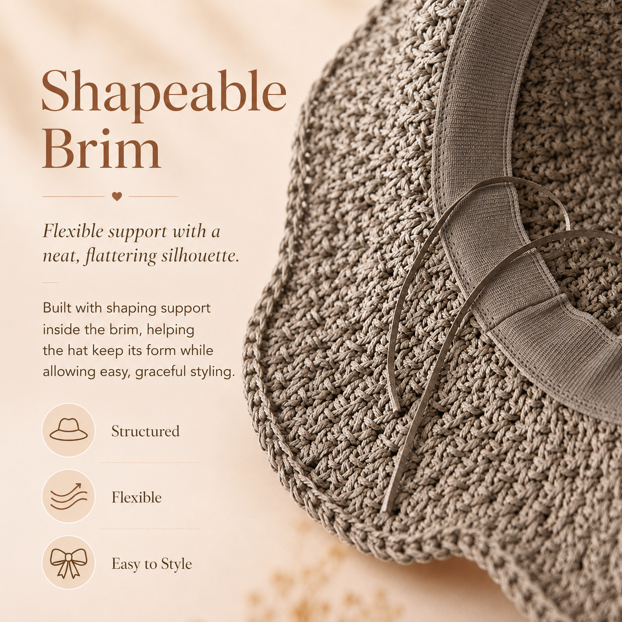 🔥✨Handmade Retro Bow Straw Hat | Foldable Ultra Breathable Summer Essential