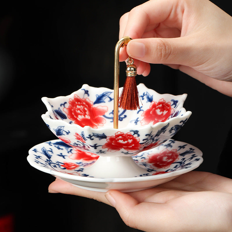 Umbrella-Shaped Ceramic Tea Strainer