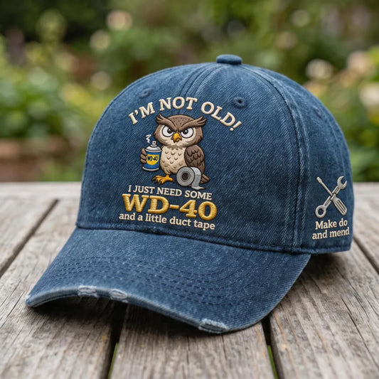 “Not Old Yet” Funny Owl Hat