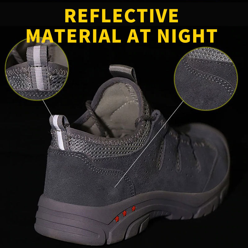Men‘s Mountaineering Breathable Anti-Smashing And Anti-Piercing Safety Shoes