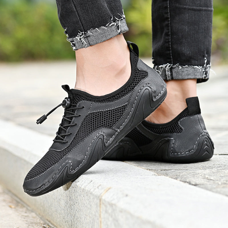 Men's Loafers & Slip-Ons Breathable Daily Flat Heel Casual Elastic Band Shoes