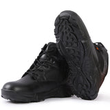 Men's Winter Leather Lace-up Non Slip Outdoor Boots