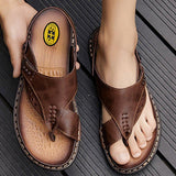 Men's Comfy Soft Clip Toe Casual Two Ways Thong Sandals