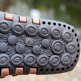 Men Leather Flat Heel Summer Daily Sandals