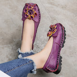 Women's Comfortable Leather Soft Sole Shoes