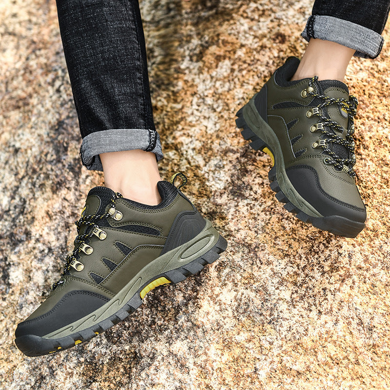 Men's Winter Comfy Lace-up Outdoor Hiking Shoes